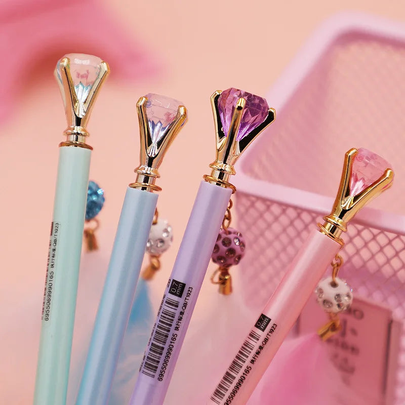 Ellen Brook Cute Press Mechanical Pencil – Feather Diamond Design