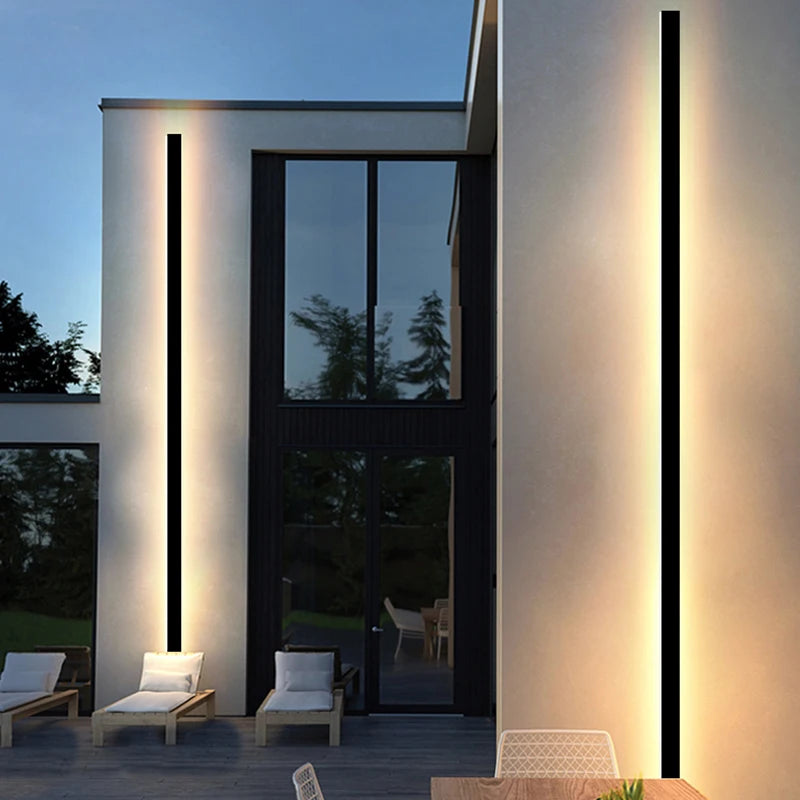 LED Outdoor Wall Light - Modern Waterproof IP65 Wall Lamp for Villa, Porch and Garden