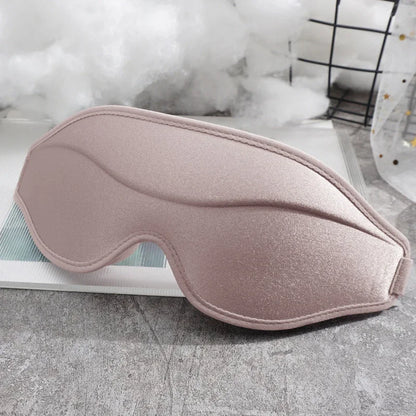 3D Memory Foam Sleep Mask – Lightweight, Light-Blocking Eye Mask for Travel & Home