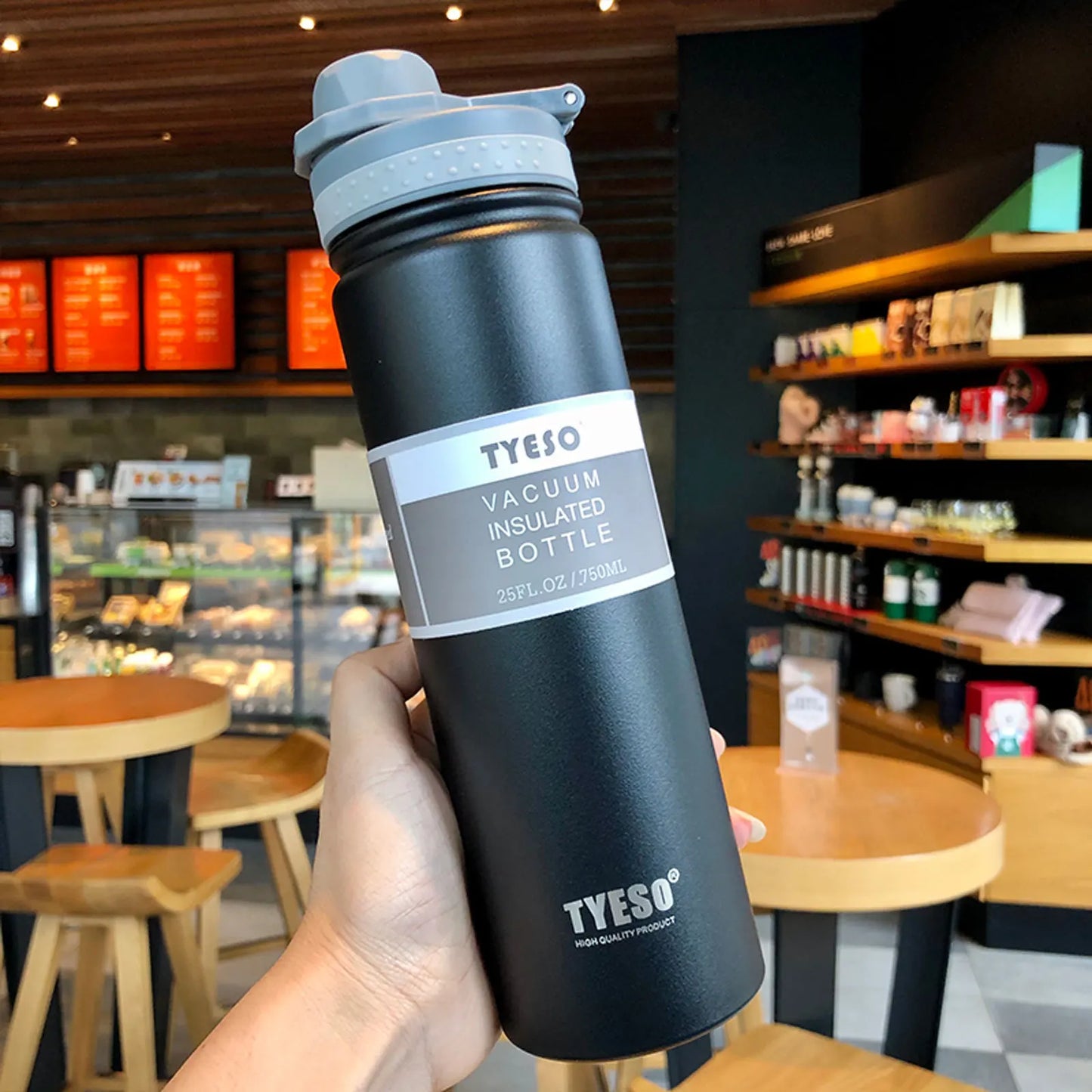 Stainless Steel Travel Thermos Bottle – 750ML Vacuum Insulated Flas