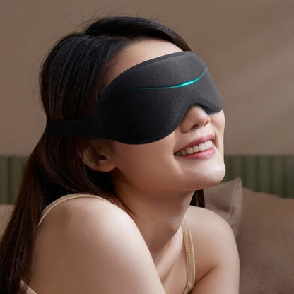 3D Memory Foam Sleep Mask – Lightweight, Light-Blocking Eye Mask for Travel & Home