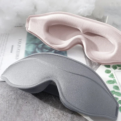 3D Memory Foam Sleep Mask – Lightweight, Light-Blocking Eye Mask for Travel & Home